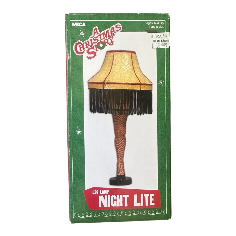 NECA A Christmas Story Movie 5" Leg Lamp Plug-In Wall Night Light